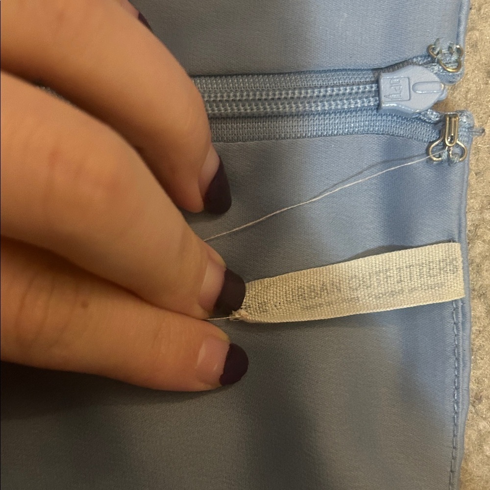 Cinderella light baby Blue silver satin Slip sleep mini Dress Cowel style - Picture 5 of 9